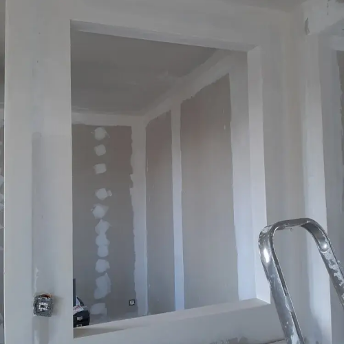 Pose de cloisons sèches placo