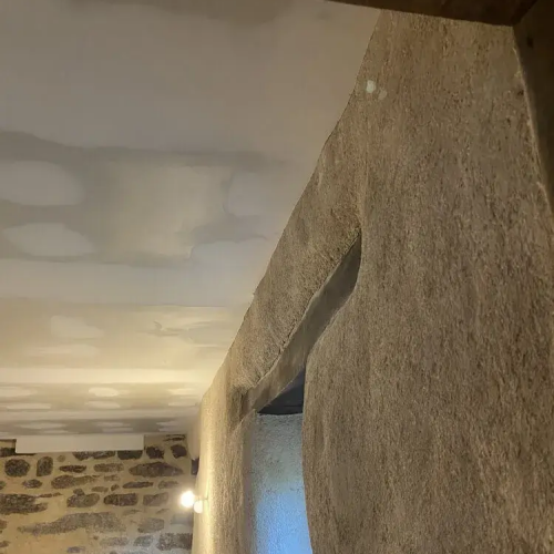 Détail pose de cloisons sèches